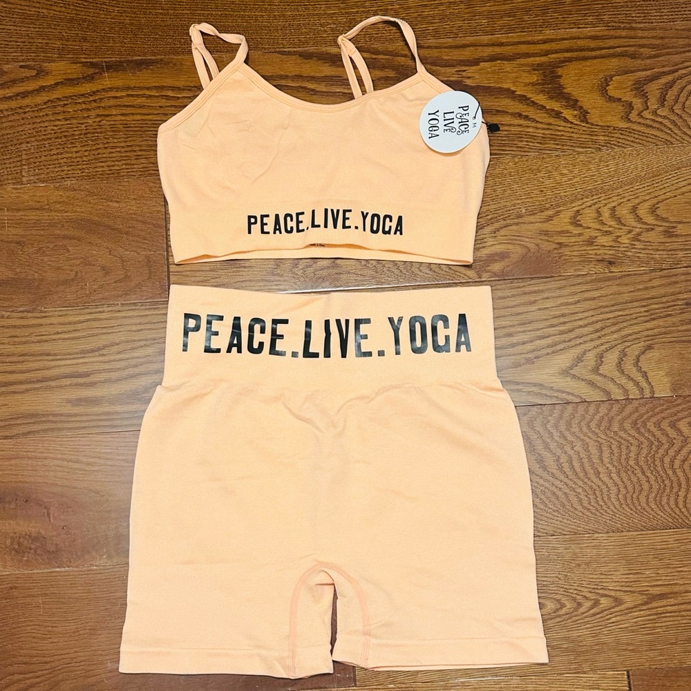 Women's Peach Activewear Set
